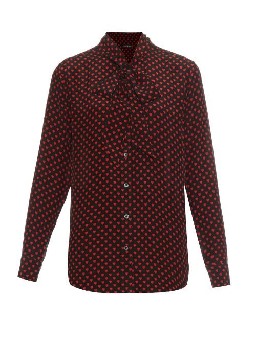 Equipment X Kate Moss Slim Signature Silk Blouse