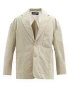 Matchesfashion.com Jacquemus - Santon Patch-pocket Cotton Suit Jacket - Mens - Green