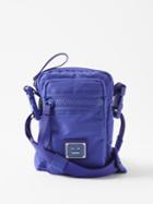 Acne Studios - Arvel Face-patch Ripstop Cross-body Bag - Mens - Purple