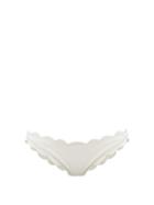 Matchesfashion.com Marysia - Antibes Scalloped-edge Bikini Briefs - Womens - White