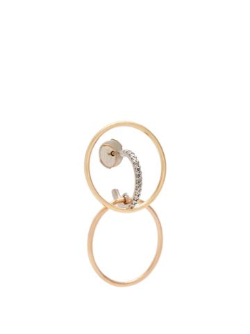 Charlotte Chesnais Fine Jewellery Bloom Diamond & Gold Single Earring