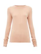 Matchesfashion.com Extreme Cashmere - N114 Basic Cashmere Blend Sweater - Womens - Light Pink