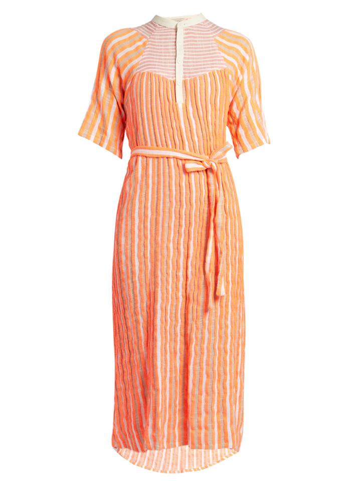 Ace & Jig Bronte Striped Jacquard Midi Dress
