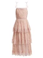 Zimmermann Castille Silk-chiffon Lace Dress