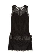 Loyd/ford Satin-waistband Lace Dress