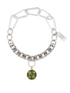 Chopova Lowena - Alphabet Stainless-steel N-z Necklace - Womens - Silver Multi