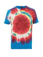 Matchesfashion.com Versace - Logo-print Tie-dye Cotton T-shirt - Mens - Multi