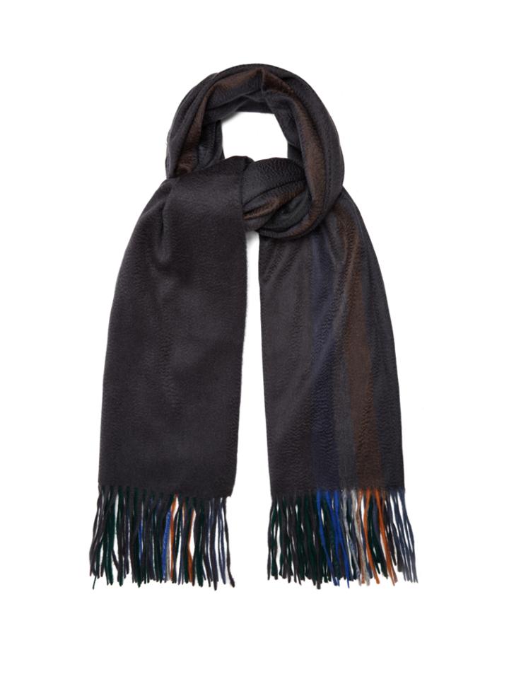 Begg & Co. Arran Sabastienne Striped Cashmere Scarf