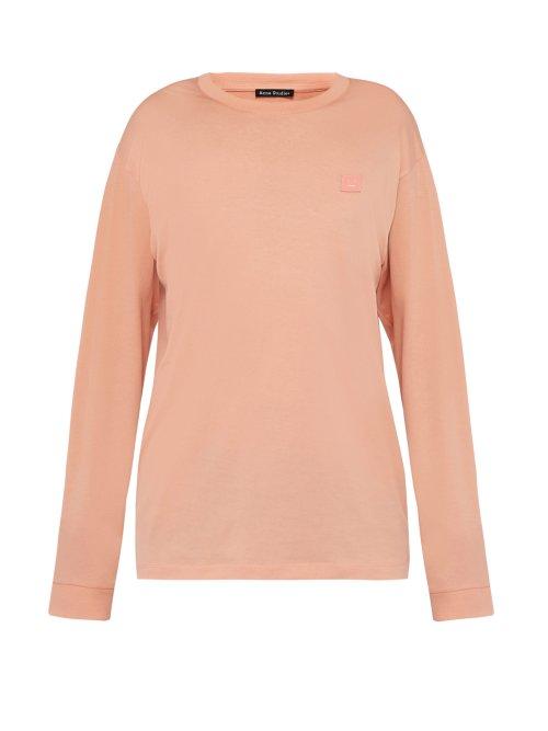 Matchesfashion.com Acne Studios - Elwood Face Top - Mens - Pink