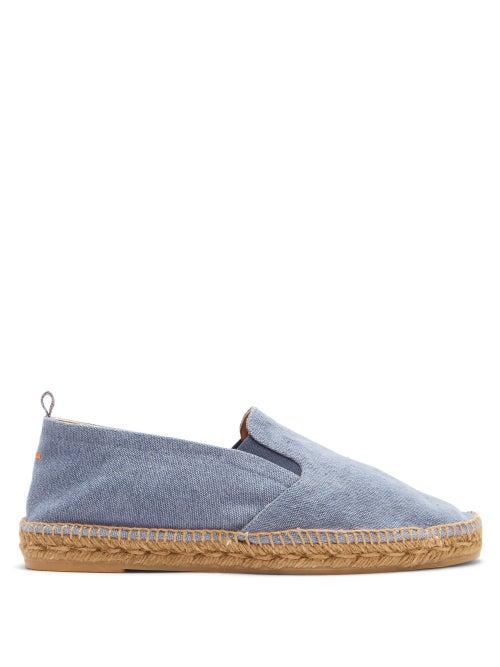 Matchesfashion.com Castaer - Joel T Suede Espadrilles - Mens - Denim