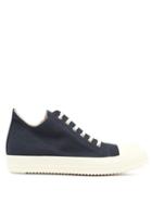 Matchesfashion.com Rick Owens Drkshdw - Geobasket Low Top Canvas Trainers - Mens - Navy