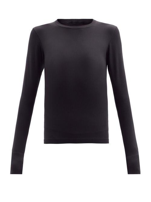 Matchesfashion.com Cordova - Ribbed-jersey Thermal Top - Womens - Black