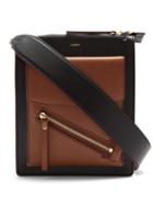 Matchesfashion.com Joseph - Mortimer Leather Shoulder Bag - Womens - Black Tan