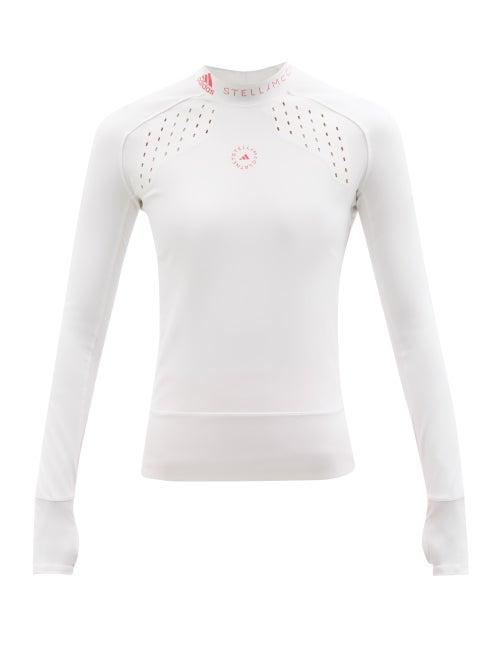Adidas By Stella Mccartney - Truepurpose Recycled-fibre Blend Performance Top - Womens - White