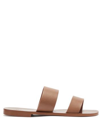 Matchesfashion.com Lvaro - Alex Leather Sandals - Mens - Brown