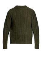 Vince Wool And Cashmere Waffle-knit Sweater