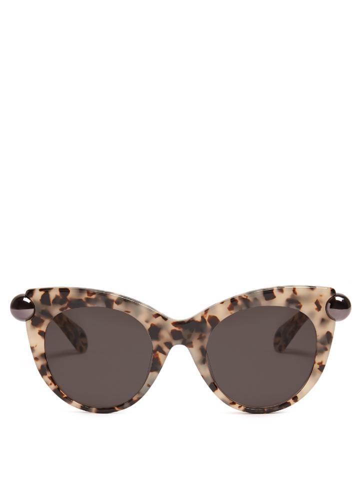 Christopher Kane Cat-eye Acetate Sunglasses