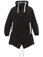 Matchesfashion.com Acne Studios - Ozzy Contrast Drawstring Parka - Mens - Black