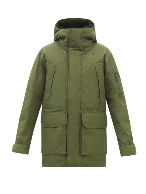 Goldwin - Hooded Gore-tex Down Coat - Mens - Green