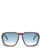 Matchesfashion.com Givenchy - Aviator Acetate Sunglasses - Mens - Tortoiseshell
