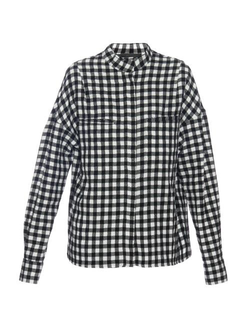 Haider Ackermann Plaid Wool And Linen-blend Shirt