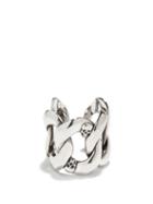 Matchesfashion.com Alexander Mcqueen - Skull Curb-link Ring - Mens - Silver