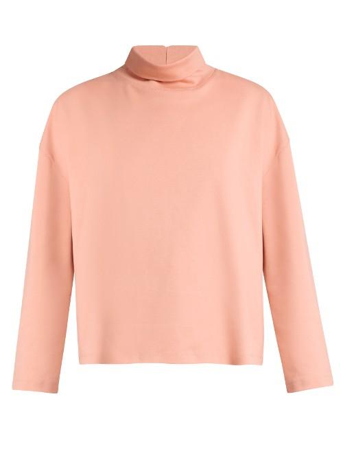 Acne Studios Lorma Roll-neck Cotton Top