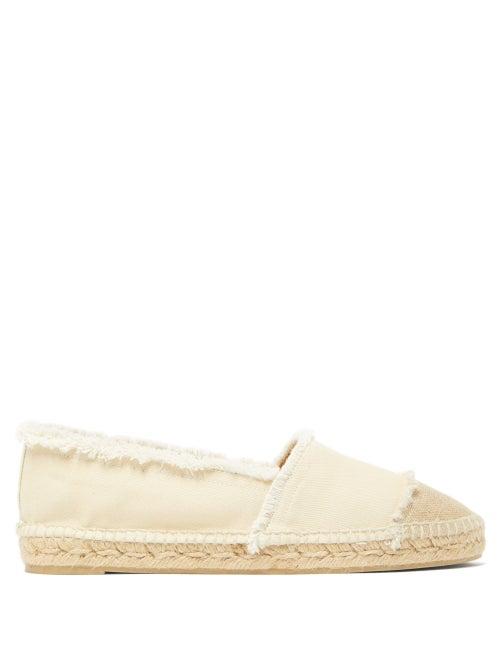 Matchesfashion.com Castaer - Kampala Canvas Espadrilles - Womens - Cream