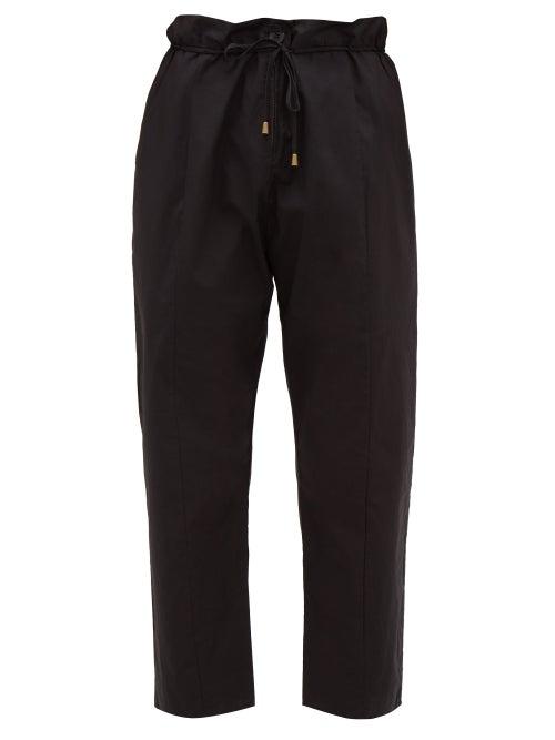 Matchesfashion.com Apiece Apart - Josephine Cotton Trousers - Womens - Black