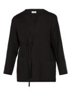 Matchesfashion.com Commas - Tie Side Linen Robe - Mens - Black