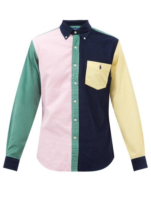 Polo Ralph Lauren - Classic-fit Colour-block Cotton-needlecord Shirt - Mens - Multi