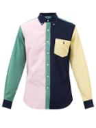 Polo Ralph Lauren - Classic-fit Colour-block Cotton-needlecord Shirt - Mens - Multi