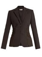 Altuzarra Simeon Single-breasted Ruched-panel Cady Jacket