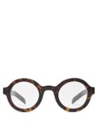 Matchesfashion.com Prada Eyewear - Round Tortoiseshell Acetate Glasses - Womens - Tortoiseshell