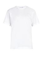 Matchesfashion.com Comme Des Garons Shirt - Crew Neck Logo Print Cotton Jersey T Shirt - Mens - White