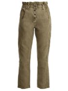 Current/elliott The Paperbag Relaxed-leg Trousers