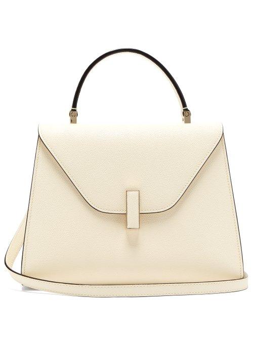 Matchesfashion.com Valextra - Iside Medium Leather Bag - Womens - White
