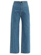 Matchesfashion.com Sea - Piper Wide Leg Jeans - Womens - Denim
