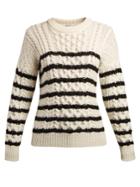 Loewe Striped Cable-knit Sweater