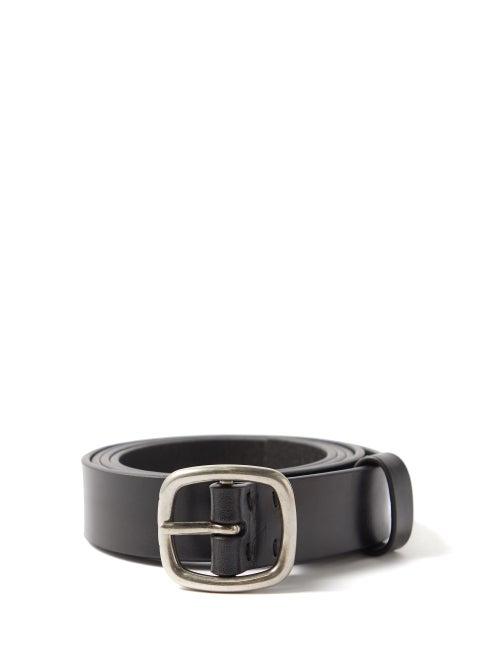 Acne Studios - Leather Belt - Mens - Black