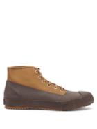 Moonstar - Alweather Lace-up Canvas High-top Trainers - Mens - Brown