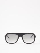 Thierry Lasry - Bowery Square Acetate Sunglasses - Mens - Black