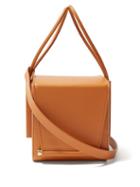 Matchesfashion.com Roksanda - Box Leather Cross Body Bag - Womens - Tan