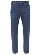 Mens Rtw Gucci - Logo-patch Jeans - Mens - Navy