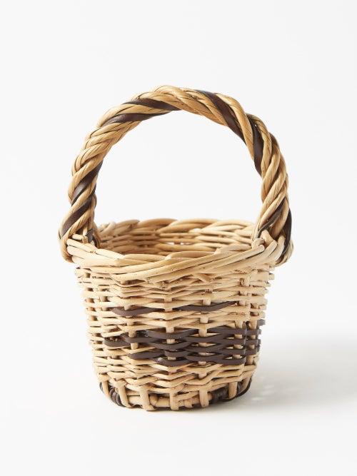 Loewe - X Salone Del Mobile Leather-trim Basket Bag - Womens - Tan