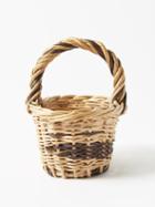 Loewe - X Salone Del Mobile Leather-trim Basket Bag - Womens - Tan