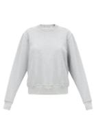 Matchesfashion.com Wardrobe. Nyc - Release 02 Cotton-jersey Sweatshirt - Womens - Light Grey