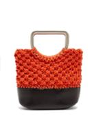 Matchesfashion.com Proenza Schouler - Market Macram Mini Bag - Womens - Black Orange