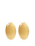 Matchesfashion.com Vanda Jacintho - Wooden Disc Earrings - Womens - Black Gold