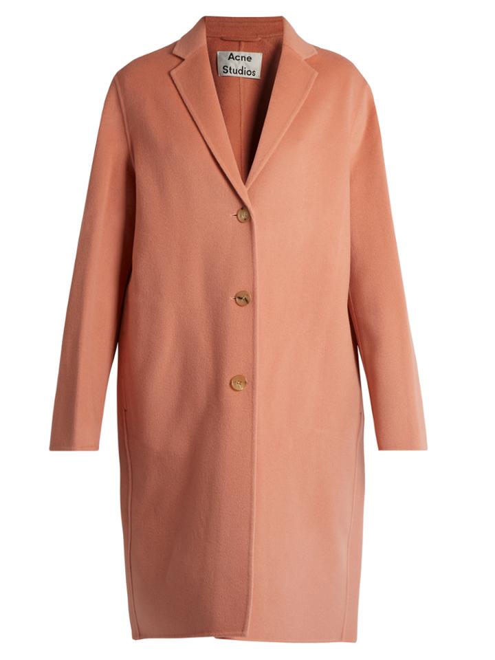 Acne Studios Avalon Doubl Wool-blend Coat